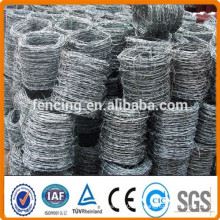 Arame farpado galvanizado (BWG 12x14, BWG 16x16) / gi arame farpado / gi fio 4mm